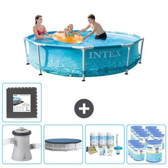 Intex Piscina Con Estructura Redonda - 305x76 Cm - 8-piezas Scb17