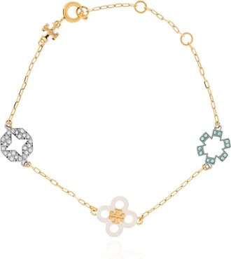 Tory Burch Charm Armband - Dames - Armbanden - Geel - ONE Size - Accessoires