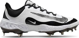 Nike Mens Alpha Huarache Elite 4 Low - Baseball Shoes Black/White Size 10.0
