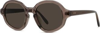 Loewe 1Phe 5Ft 0A - unisex - Zonnebrillen - Bruin - 50 MM - Accessoires