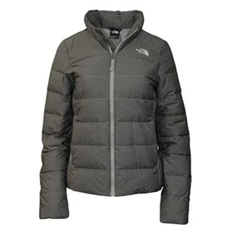 The North Face Flare II NF0A55XBDYY Puffer Jacket Womens Gray Full Zip KFC373
