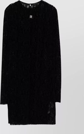 Givenchy long-sleeve crew-neck mini dress