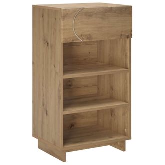 vidaXL Armario Zapatero 48 X 38 X 87,5 Cm Madera De Ingenier&iacute;a Vidaxl