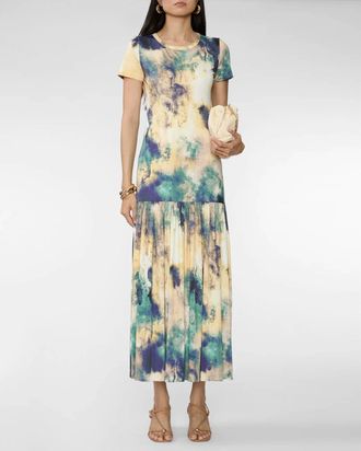 Misa Amira Dress In Abstract Expression