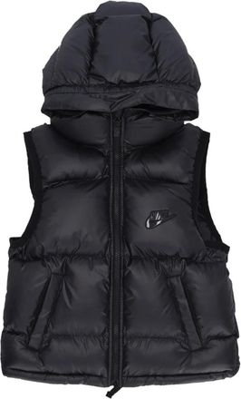 Nike Zwaargewicht Synthetische Vulling Hoodie Vest - Heren - Bodywarmers - Zwart - XS - Polyester - Fitness