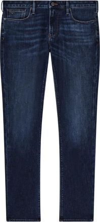 Emporio Armani Slim-fit Jeans - Heren - Slim Fit Jeans - Blauw - W31 - Katoen - Jeans