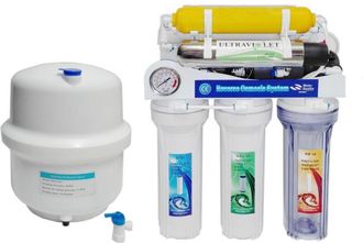 OEM &Oacute;smosis Inversa Moon75 Uv. Con 7 Etapas, Bomba Y Man&oacute;metro