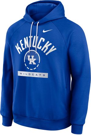 Nike Kentucky Courtside Nike Mens Dri-FIT College Pullover Hoodie in Blue | 04EJ054NNKY-USU