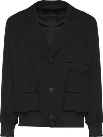 Giuliano Galiano Bomber Nero - Heren - Bomber jackets - Zwart - M - Jassen