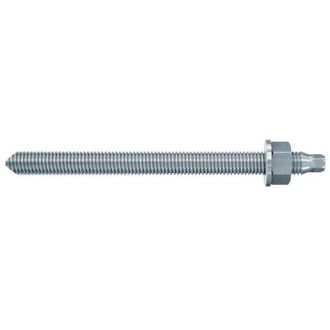 Fischer 10x Varilla De Anclaje Rg M 20 X 260 Gvz Galvanizado Acero De Calidad 5.8 - 050260