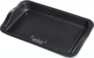 Weber Piastra in Ceramica con Bordo Alto (42 x 25 cm), in Ceramica con Superficie Antiaderente, estremamente resistente al calore, ideale per