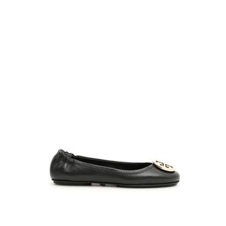 Tory Burch Tory Burch, Ballerinas, female, Black, Size: 6 US Minnie Travel Ballet