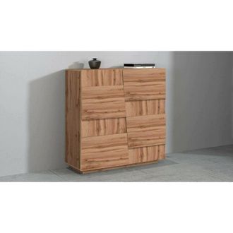 Dmora Dmora - Armario Multiusos 2 Puertas Zulimo, Armario Multifuncional, Armario De 2 Puertas, 120x44h126 Cm, Roble