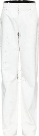 Maison Margiela Womens Wax Trousers - White - Size EU 38 (Womens)