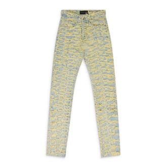 Who Decides War by Ev Bravado GOLD HUSK SKINNY JEANS