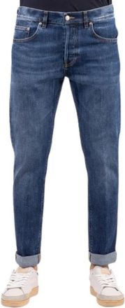 Dondup Slim-fit Jeans - Heren - Loose Fit Jeans - Blauw - W30 - Leer - Jeans