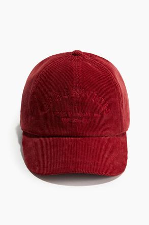 H&M Cap aus Cord - Red