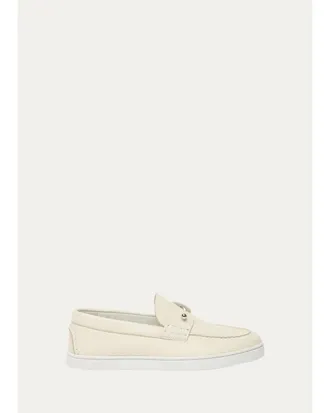 Christian Louboutin Chambeliboat Donna Leather Boat Shoes