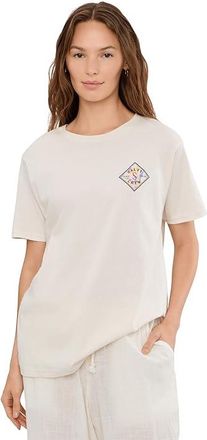 Salty Crew Tippet B.F T-Shirts Womens Clothing Off-White : MD, Cotton