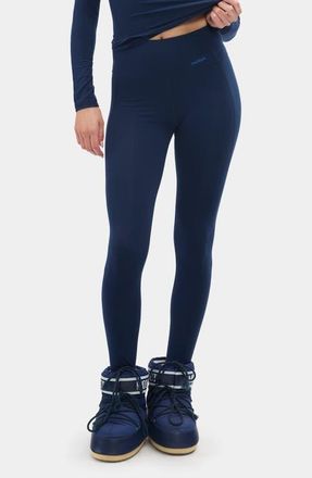 Halfdays Ruth Base Layer Leggings in Navy at Nordstrom, Size Large