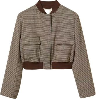 Twinset Mujer, Chaquetas, Marr&oacute;n, Talla: S