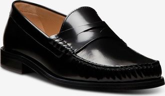 Stuart Weitzman Zweifarbige Mokassins aus Leder Lottie