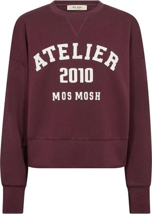 Mos Mosh Sweatshirts & Hoodies - Dames - Sweatshirts - Rood - XS - Hoodies & sweatvesten