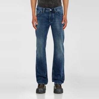 Diesel Regular Jeans Low Waist 1985 Larkee, Dark blue, Button fly