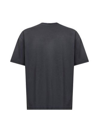 Represent Mens Black Embellished T-Shirt Cotton T-Shirts And Polos