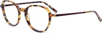 MOREL Womens 20153K Round Eyeglasses In Tortoise