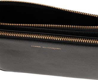 Comme Des Gar&ccedil;ons Comme Des Gar&ccedil;ons Leather Pouch, Unisex, Black