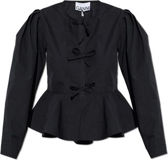 Ganni Donna, Camicette, Nero, L, new