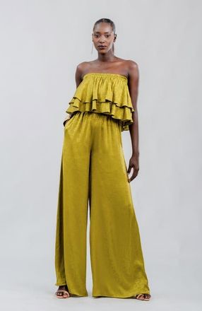 Diarrablu Hana Pants in Ayel Olive at Nordstrom, Size Xx-Large