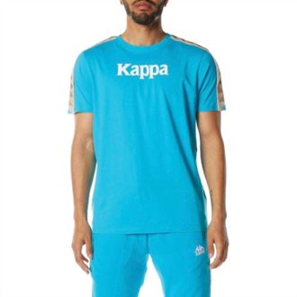 Kappa 222 Banda Deto 2 Tee Shirt In Dark Aqua