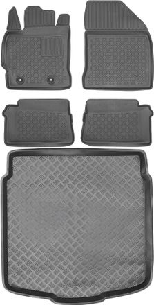 OEM Juego De Alfombrillas Para Coche Y Maletero Para Toyota Auris Ii Kombi (2013-2018)