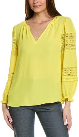 Joseph Ribkoff Lace Insert Blouse