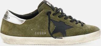 Golden Goose Sneakers Super-Star in pelle scamosciata con effetto vissuto