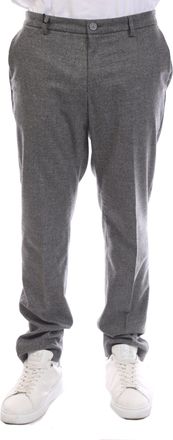 HUGO BOSS Mens P-Genius-CW-WG-244 Trousers in Silver Wool - Size 38W/32L