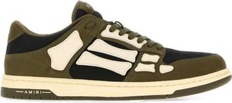Amiri Green Color Block Sneakers