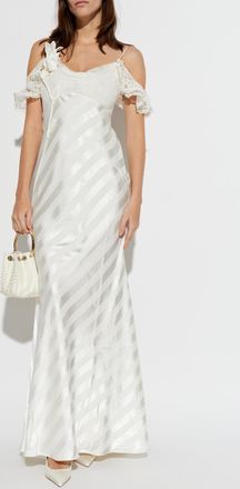 Self Portrait Strap Dress, Womens, Cream