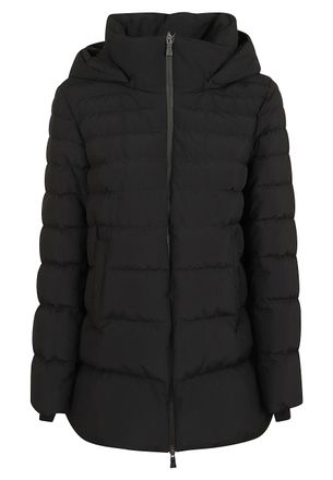 Herno A-Shape Down Jacket With Integrated Hood And Goose Down Padding