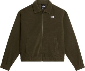 The North Face Fleecejack met kraag - Heren - Ski Jassen - Groen - M - Polyester - Fitness