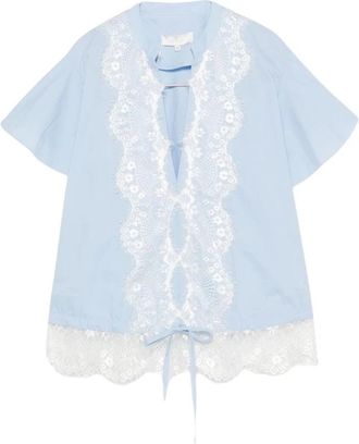 BABYLON Blouses - Dames - Blouses - Blauw - XL - Overhemden