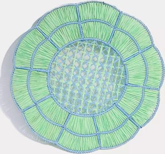Lilly Pulitzer Woven Flower Chargers