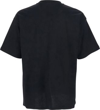 Diesel Mens T-Shirt T-Lucien-Ihbi Black Cotton T-Shirts And Polos