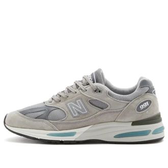 New Balance Made in UK 991v2 - Heren - Sport - Grijs - Maat: 43 EU Leer