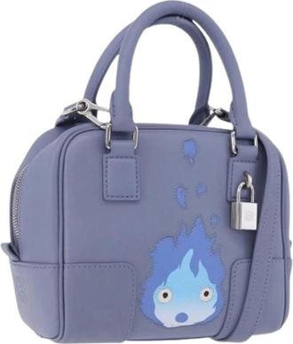 Loewe Pre-owned Mini Bag - Dames - Vintage Mini Tas - Blauw - ONE Size - Leer - Vintage