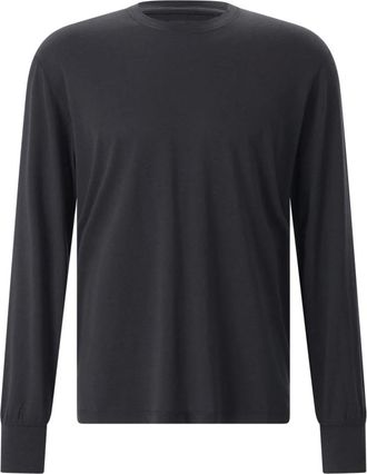 Tom Ford Tops, Heren, Zwart, 2Xl, Katoen, Lyocell Katoen Long-Sleeve T-Shirt