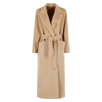 Tagliatore Jassen, Dames, Beige, S, Wol, Charlize Coat