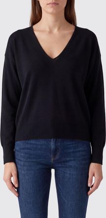 Roberto Collina Maglia in lana merino e cashmere con scollo a V e spalle cadute